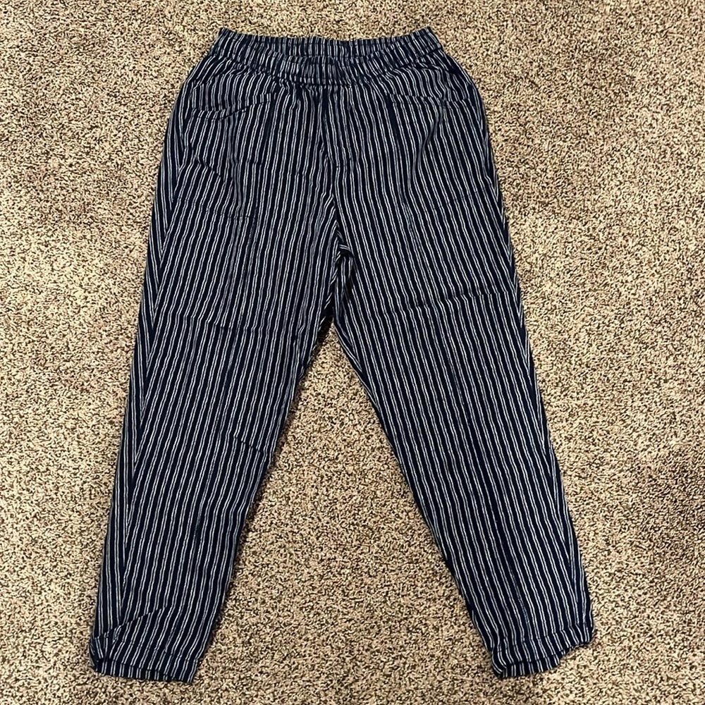 Old navy striped straight leg pant